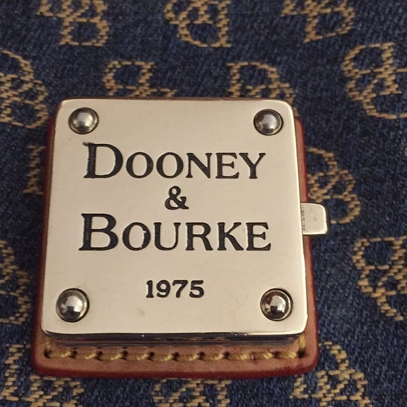 Dooney & Bourke Navy Blue Tote - Picture 5 of 16